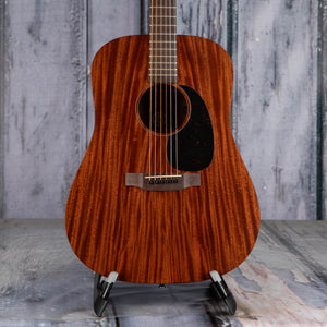 Martin D-15E Acoustic/Electric Guitar, Natural, front closeup