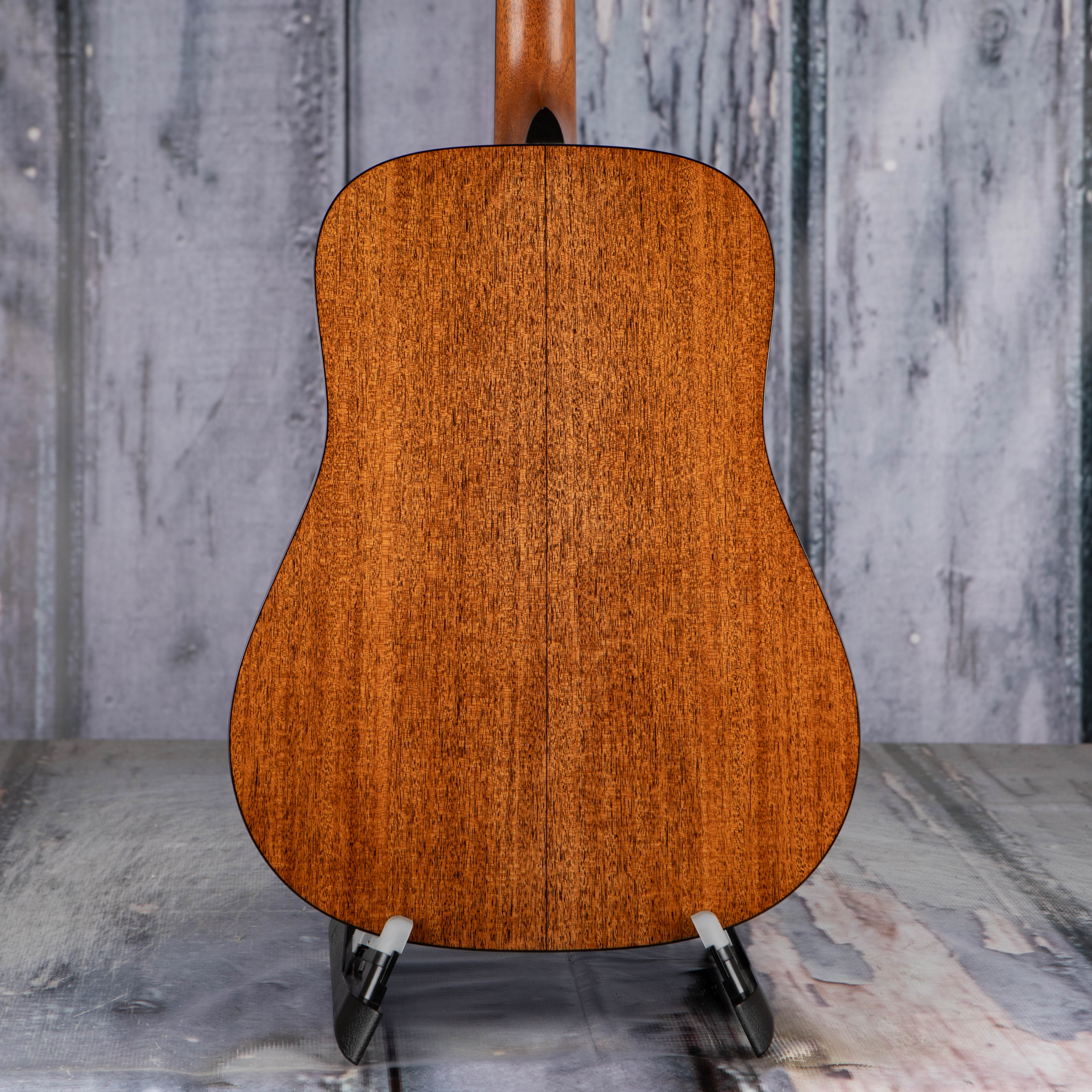 Martin D-18 Acoustic Guitar, Natural, back closeup