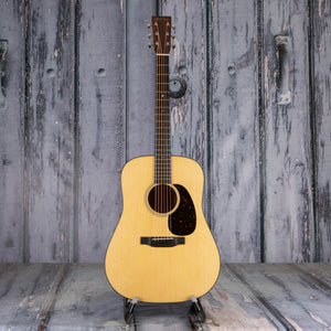 Martin D-18 Acoustic Guitar, Natural, front