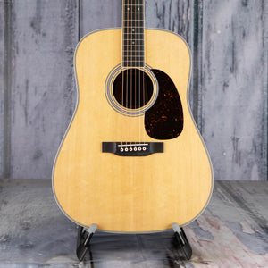 Martin D-35 Acoustic Guitar, Natural, front closeup