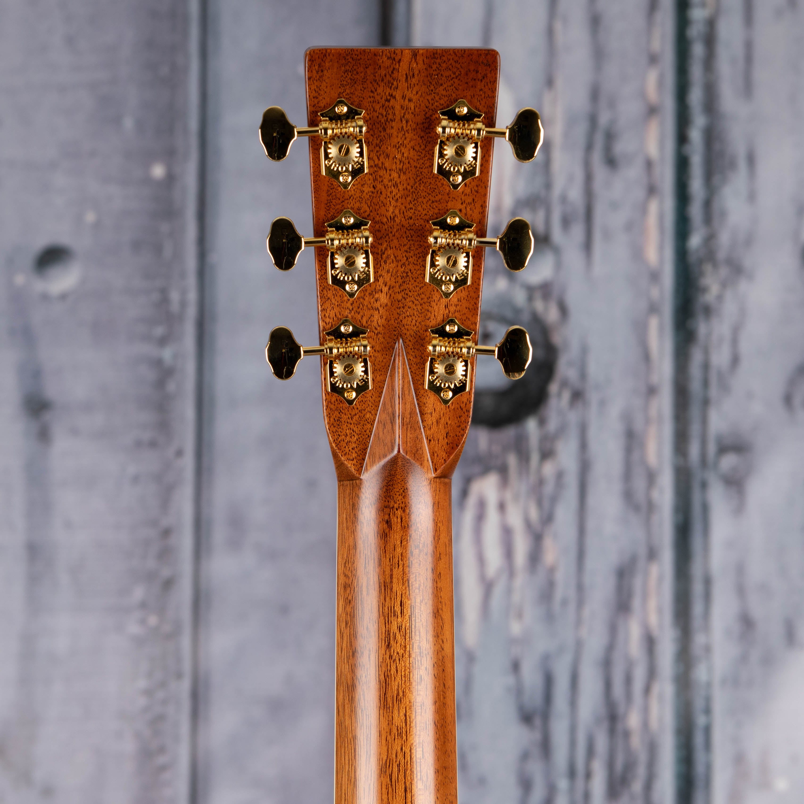 Martin D-41 Acoustic Guitar, Gloss 1933 Ambertone, back headstock