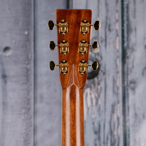 Martin D-41 Acoustic Guitar, Natural, back headstock