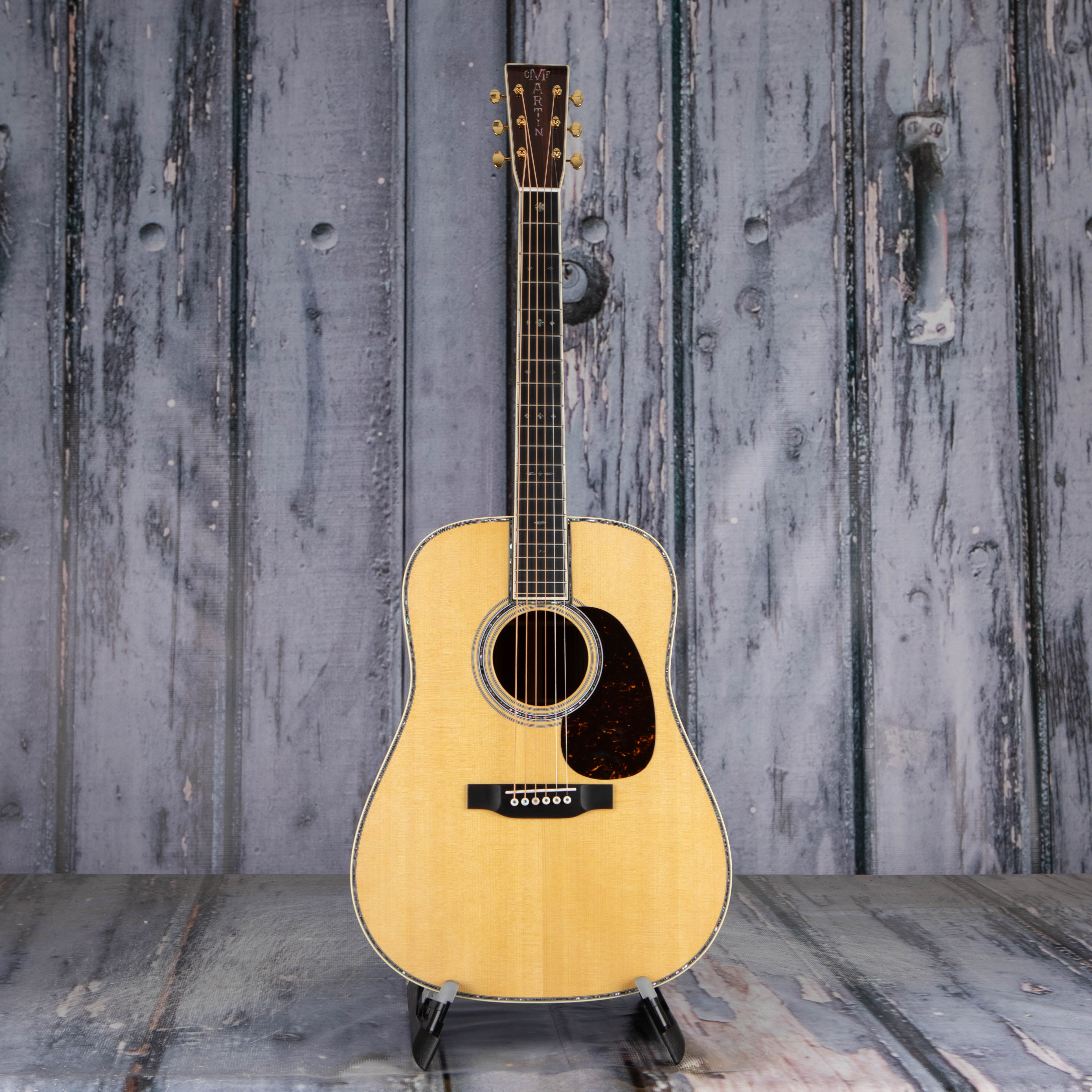 Martin D-42 Acoustic Guitar, Natural, front