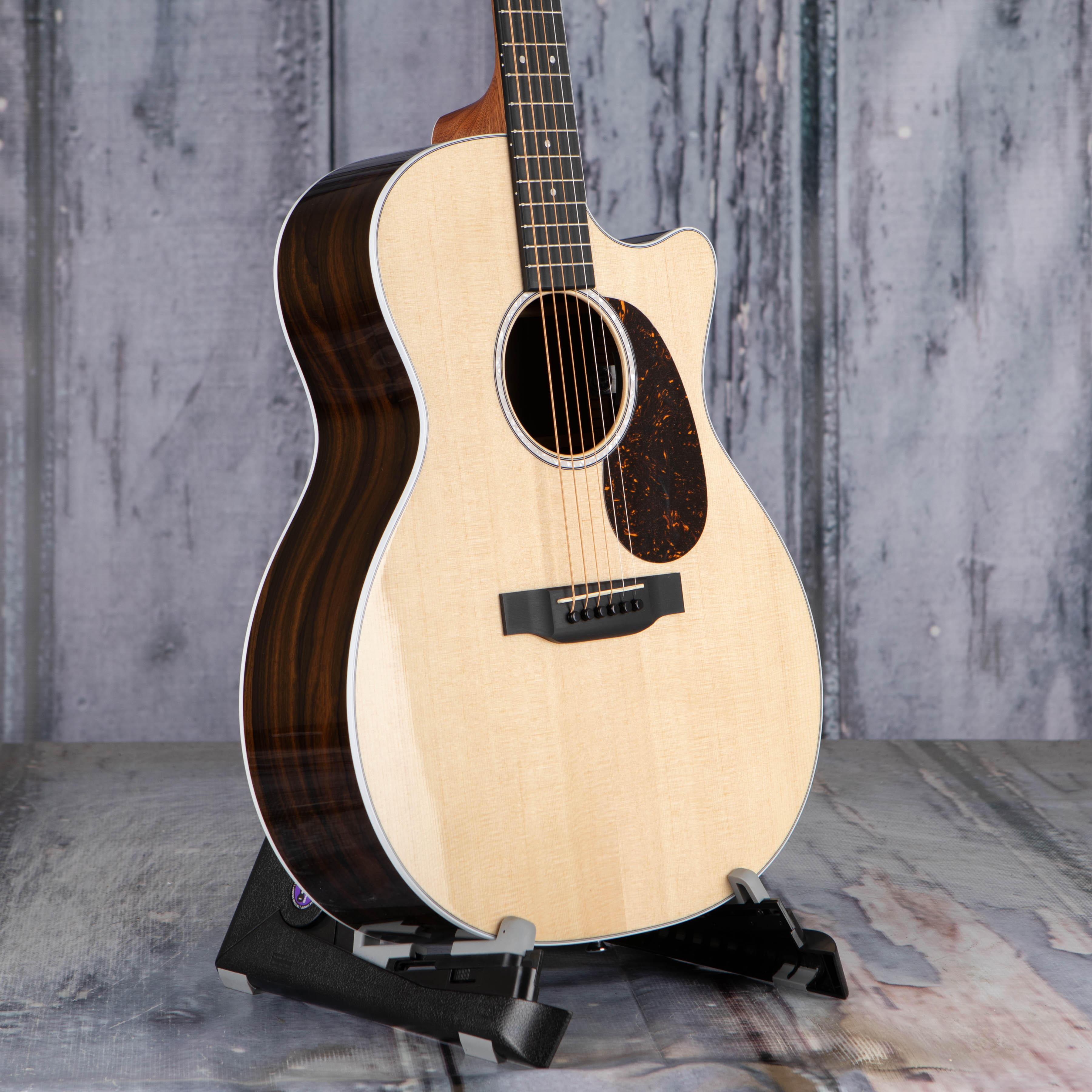 Martin GPC-13E Ziricote Acoustic/Electric Guitar, Natural, angle