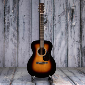 Martin OM-21 Standard Series Acoustic Guitar, Sunburst, front