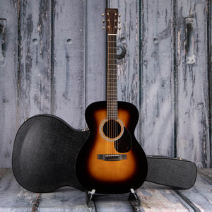 Martin OM-21 Standard Series Acoustic Guitar, Sunburst, case