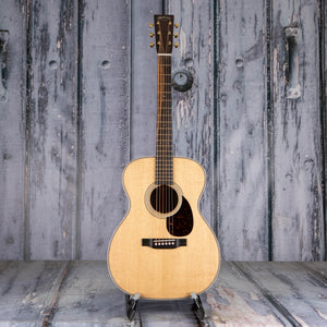 Martin OM-28 Modern Deluxe Acoustic Guitar, Natural, front