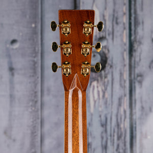 Martin OM-42 Acoustic Guitar, Natural, back headstock