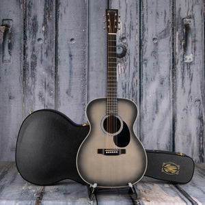 Martin OMJM John Mayer 20th Anniversary Acoustic/Electric Guitar, Platinum Gray Burst, case