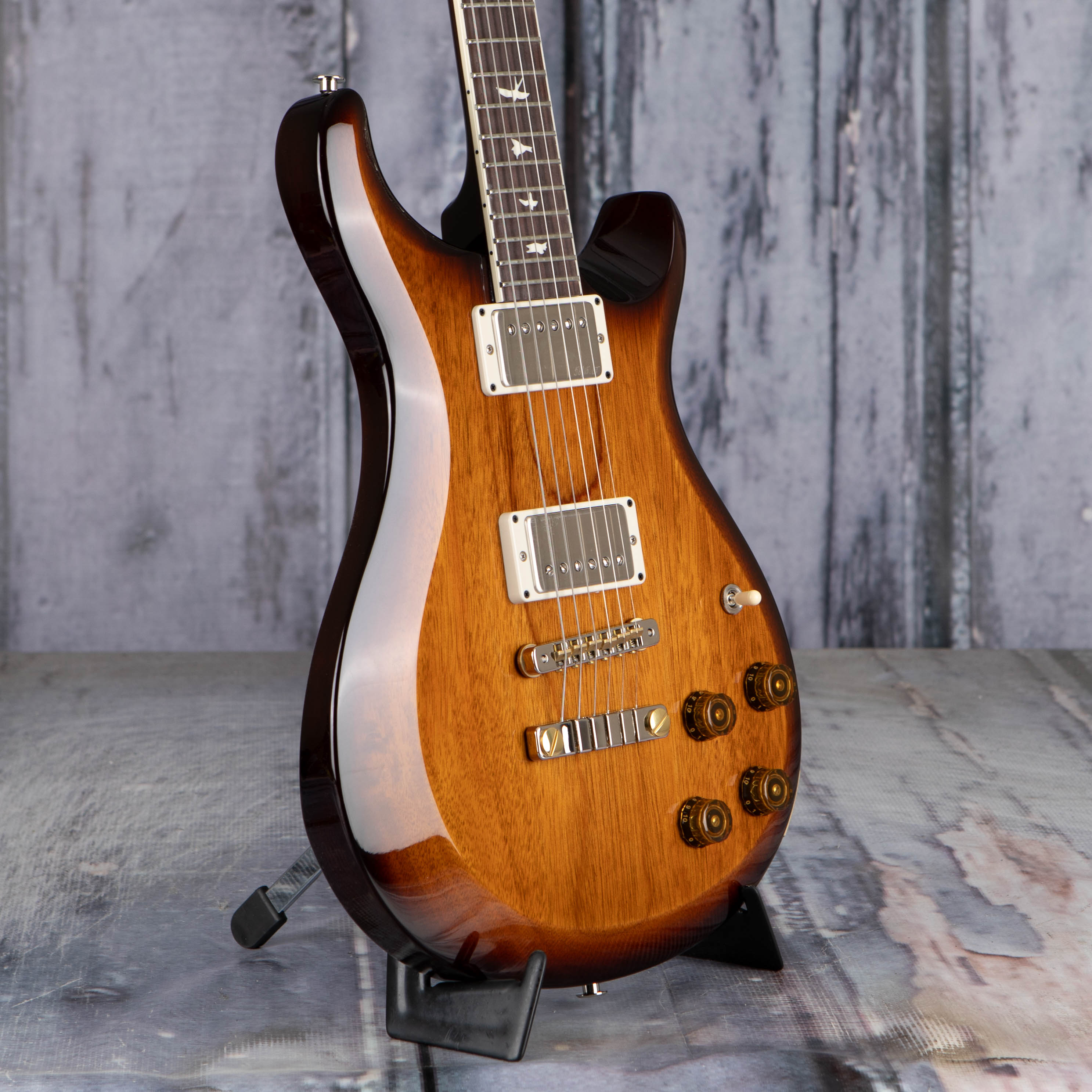 Paul Reed Smith S2 McCarty 594 Thinline Electric Guitar, McCarty Tobacco Burst, angle