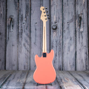 Squier Sonic Bronco Electric Bass Guitar, Tahitian Coral, back