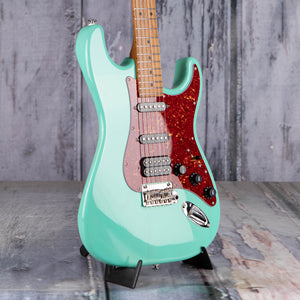 Suhr Classic S Paulownia Electric Guitar, Trans Seafoam Green, angle