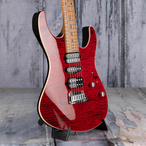 Suhr Modern Plus HSH Electric Guitar, Chili Pepper Red, angle