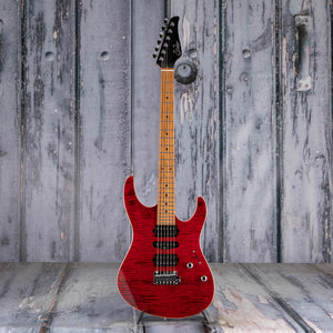 Suhr Modern Plus HSH Electric Guitar, Chili Pepper Red, front