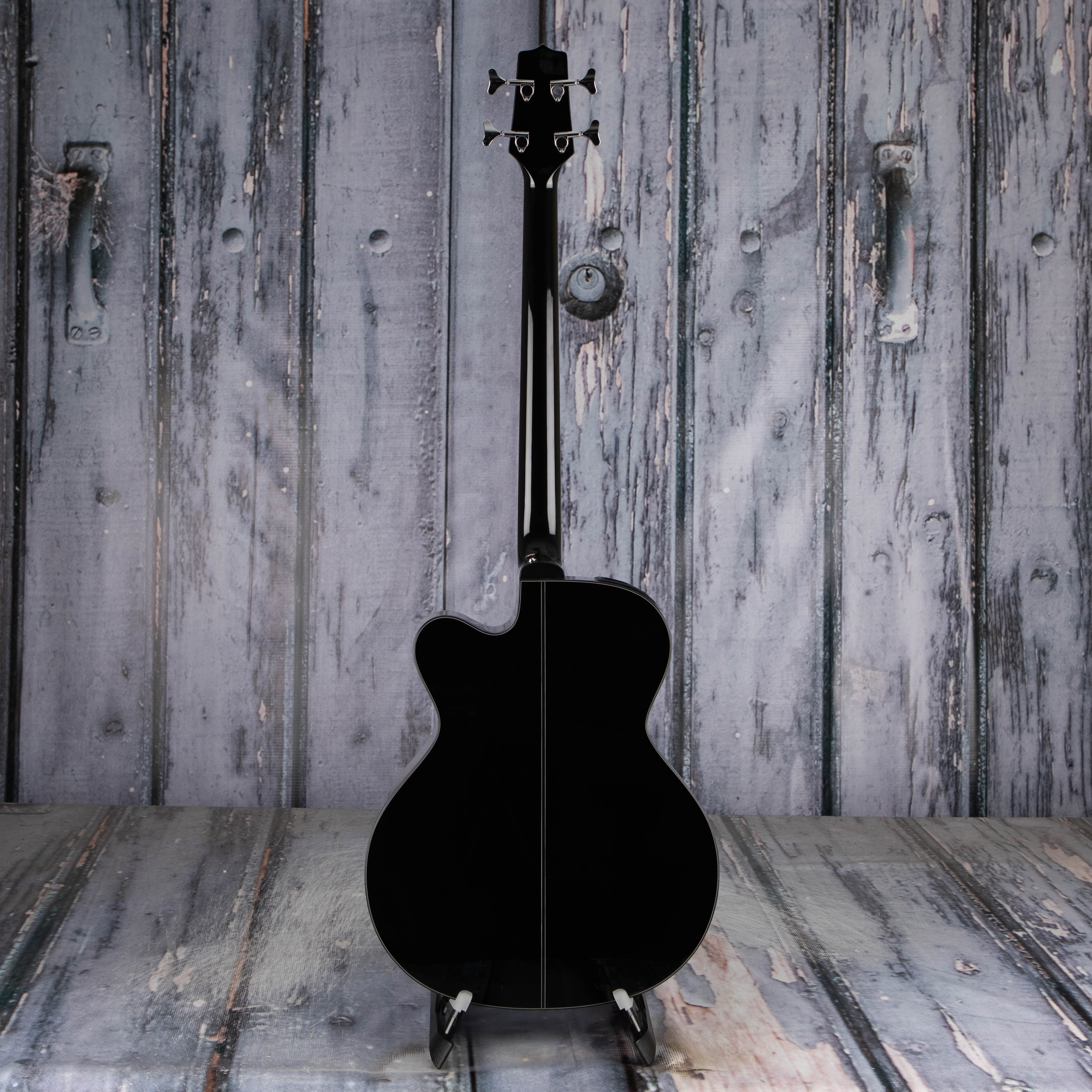 Takamine GB30CE Acoustic/Electric Bass Guitar, Black, back