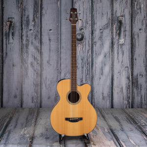 Takamine GB30CE Acoustic/Electric Bass Guitar, Natural, front