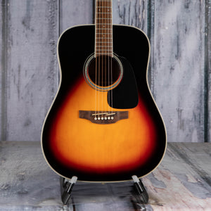 Takamine GD51 Acoustic Guitar, Brown Sunburst, front closeup