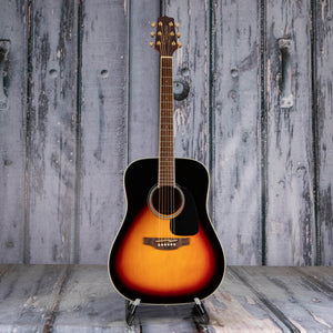 Takamine GD51 Acoustic Guitar, Brown Sunburst, front