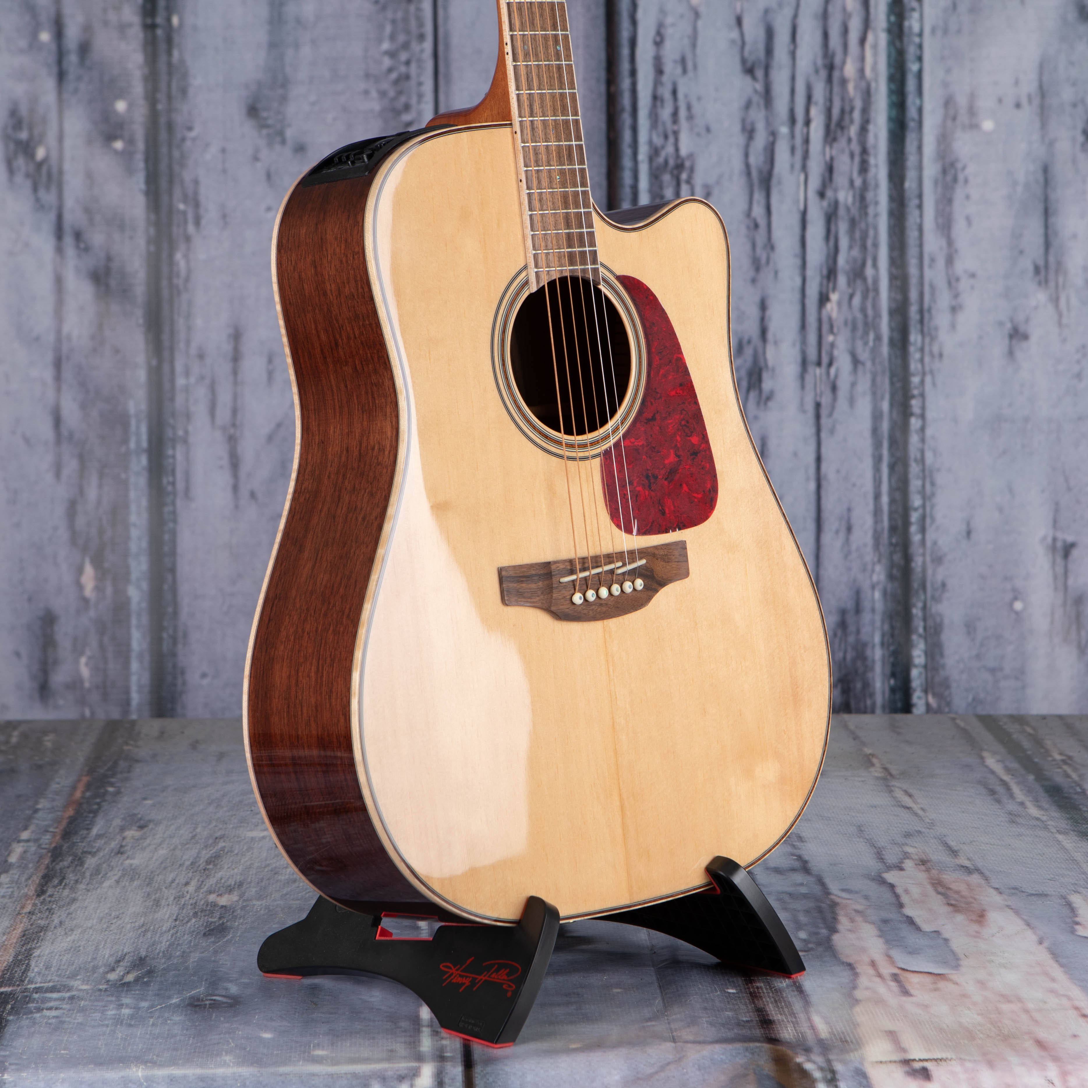 Takamine GD93CE Dreadnought Acoustic/Electric Guitar, Natural, angle