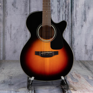 Takamine GF30CE FXC Acoustic/Electric Guitar, Brown Sunburst, front closeup