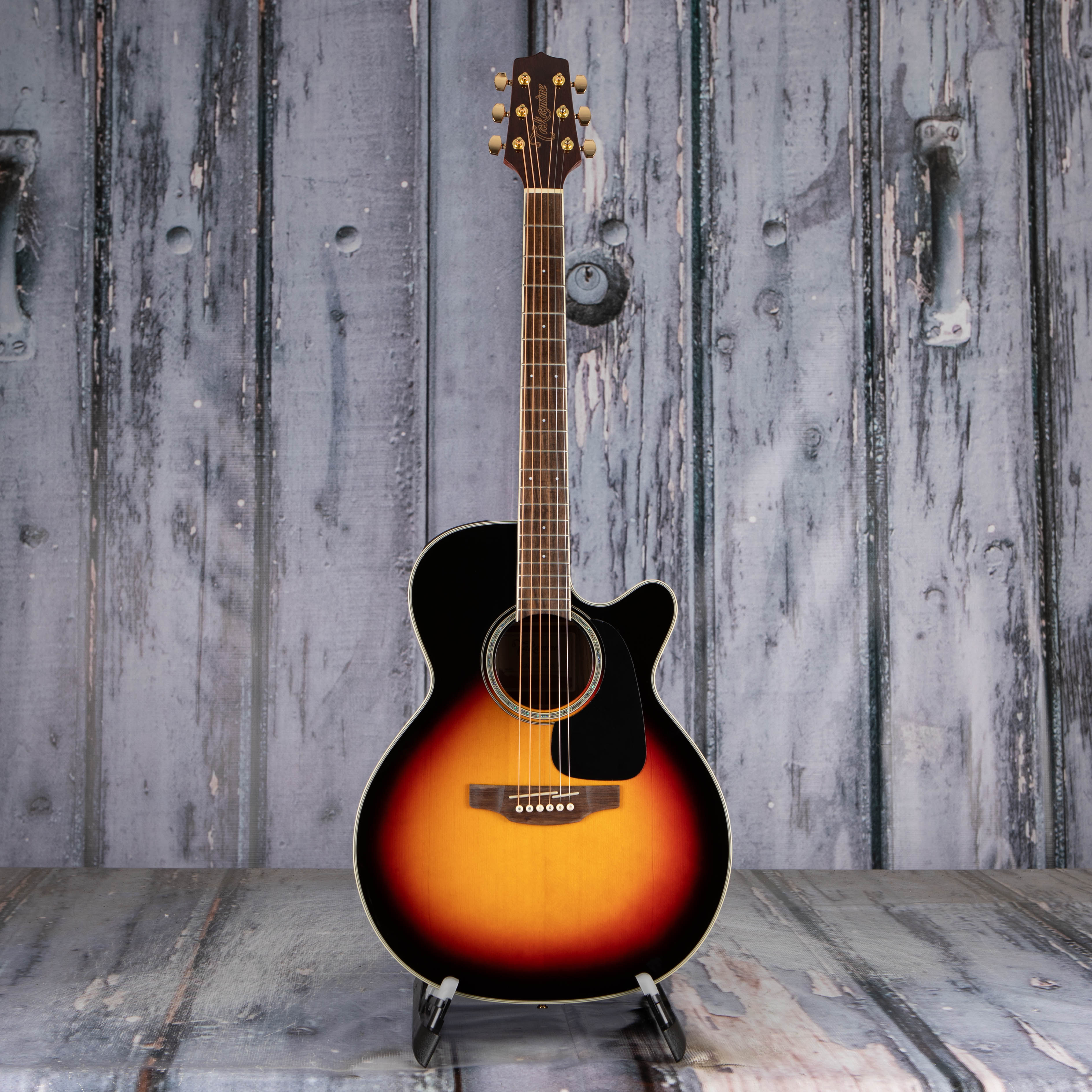 Takamine GN51CE NEX Acoustic/Electric Guitar, Brown Sunburst, front