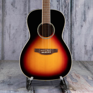 Takamine GY51E Acoustic/Electric Guitar, Brown Sunburst, front closeup