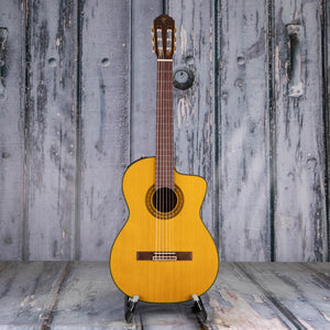 Takamine TC132SC Classical Acoustic/Electric Guitar, Natural, front