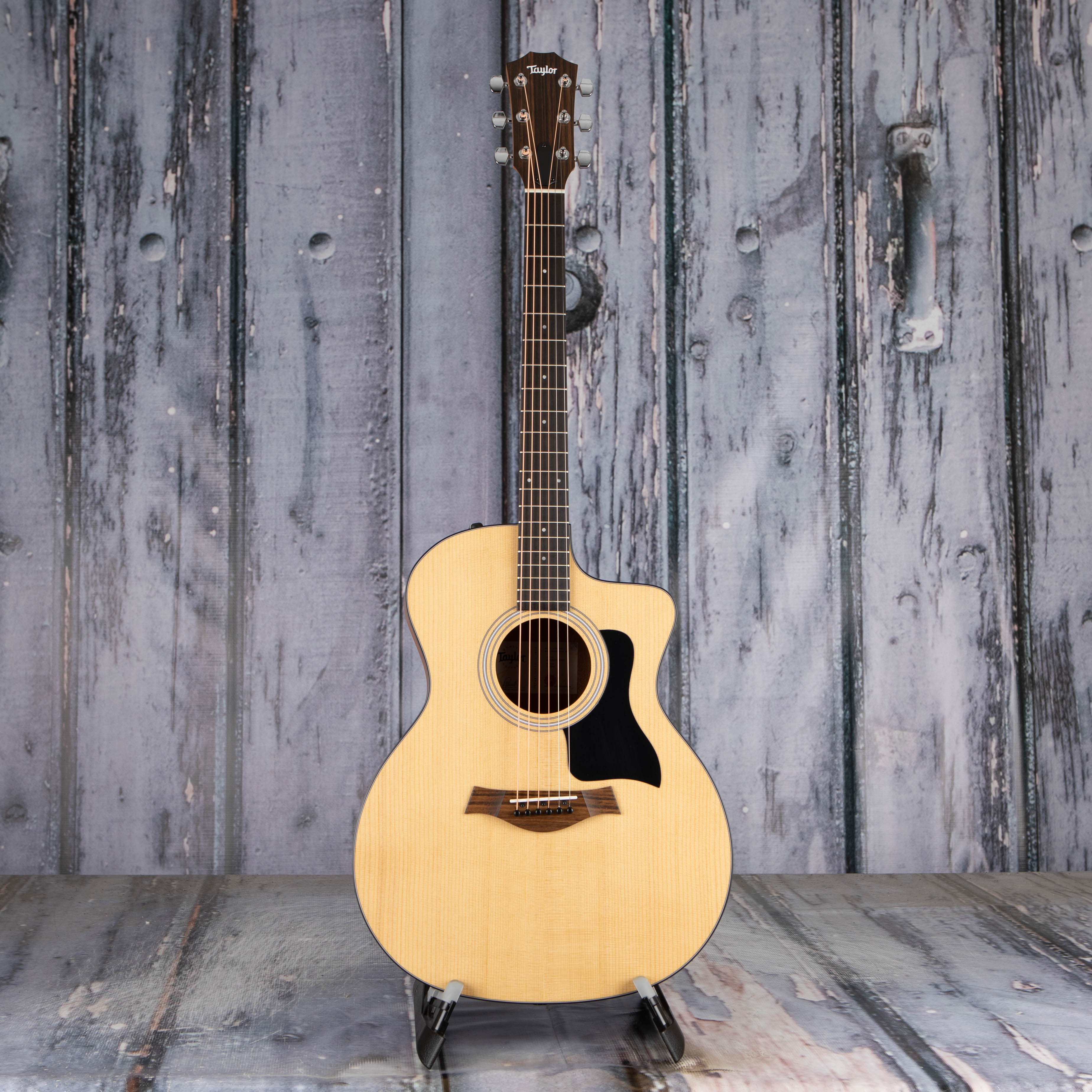 Taylor 114ce Acoustic Electric Guitar, Natural, front