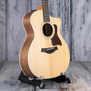 Taylor 214ce Acoustic/Electric Guitar, Natural, angle