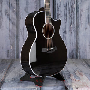 Taylor 614ce Special Edition Acoustic/Electric Guitar, Gaslamp Black, angle