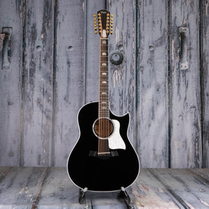 Taylor 657ce Doce Doble 12-String Acoustic/Electric Guitar, Black, front