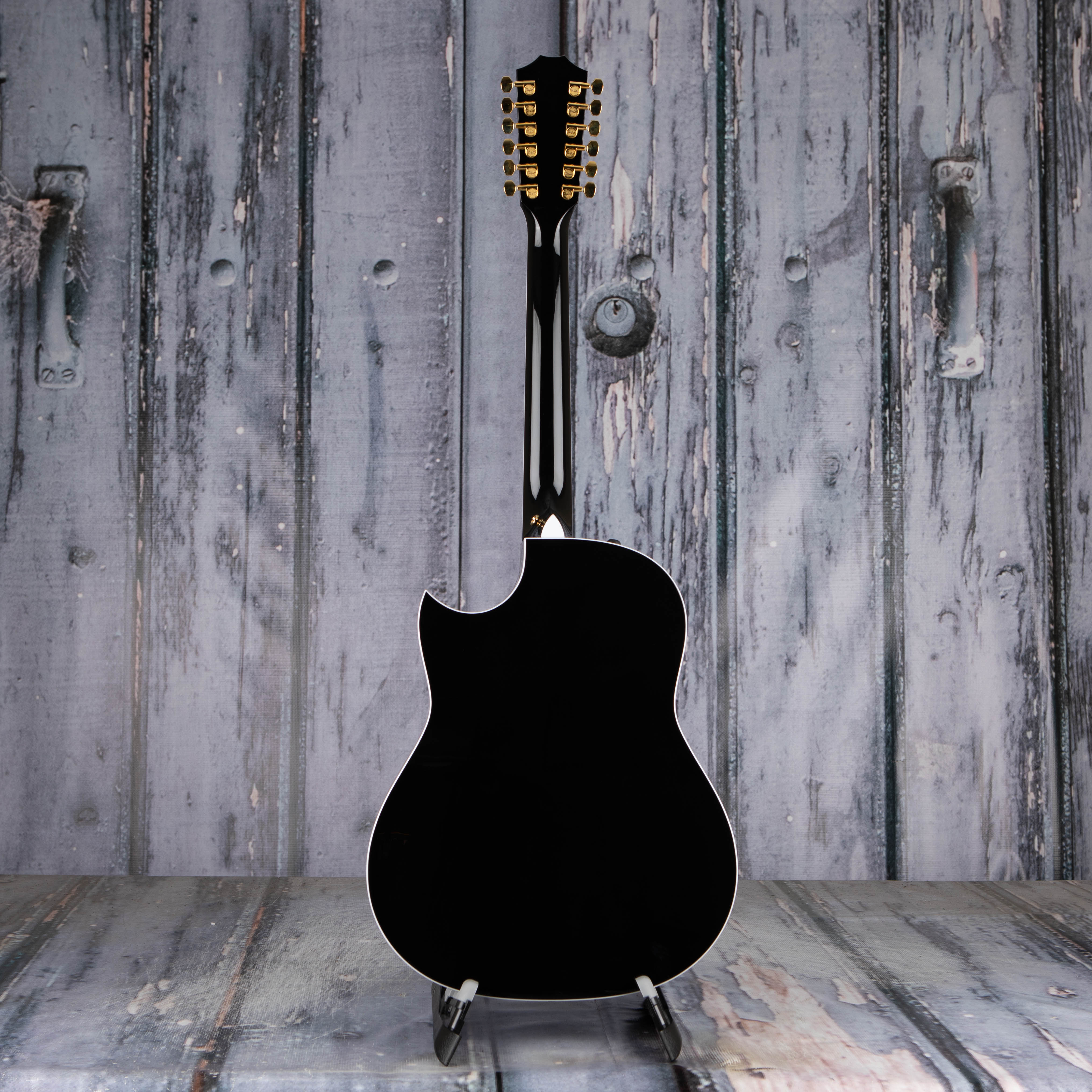 Taylor 657ce Doce Doble 12-String Acoustic/Electric Guitar, Black, back