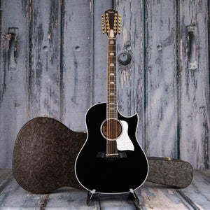 Taylor 657ce Doce Doble 12-String Acoustic/Electric Guitar, Black, case