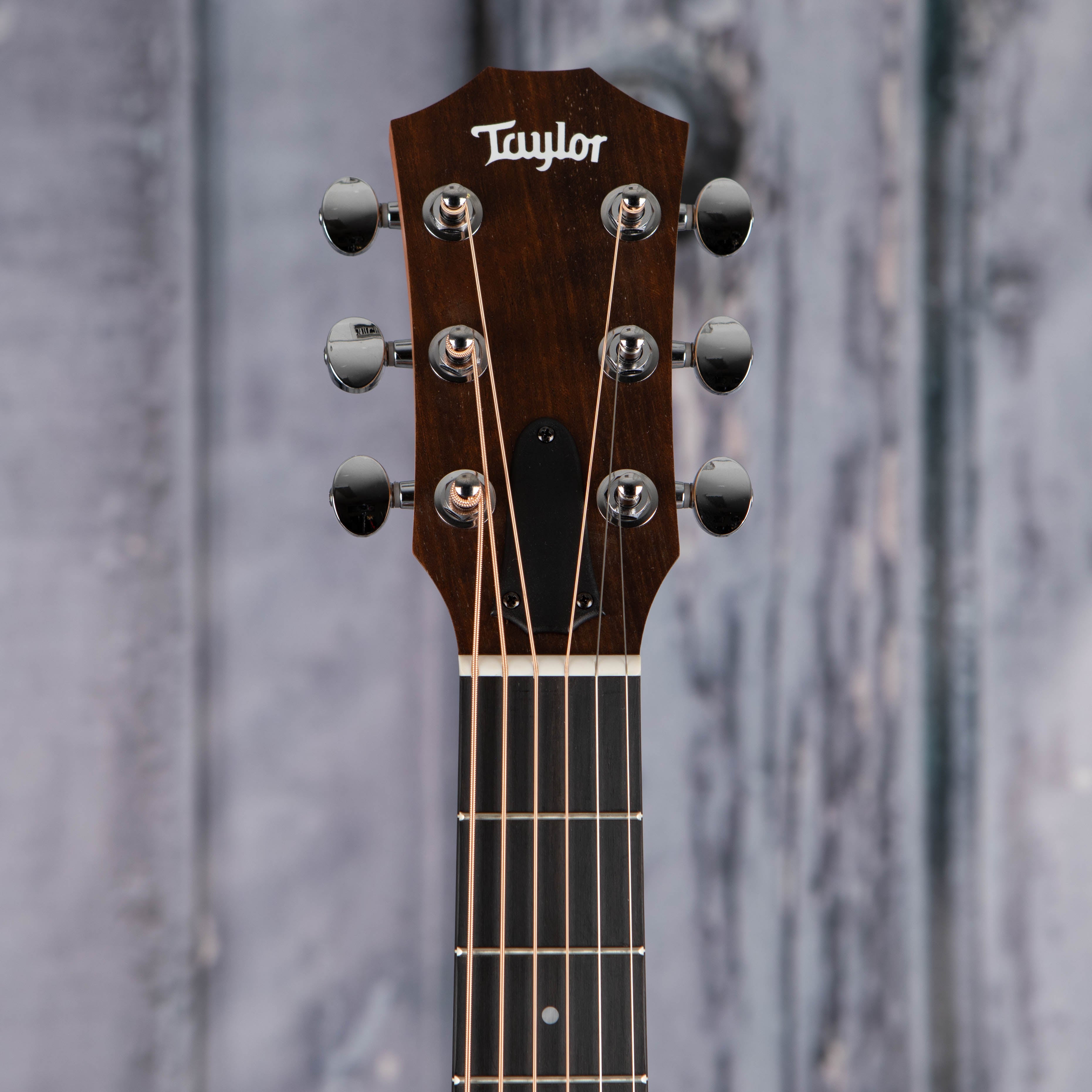 Taylor GS Mini Sapele Acoustic Guitar, Natural, front headstock