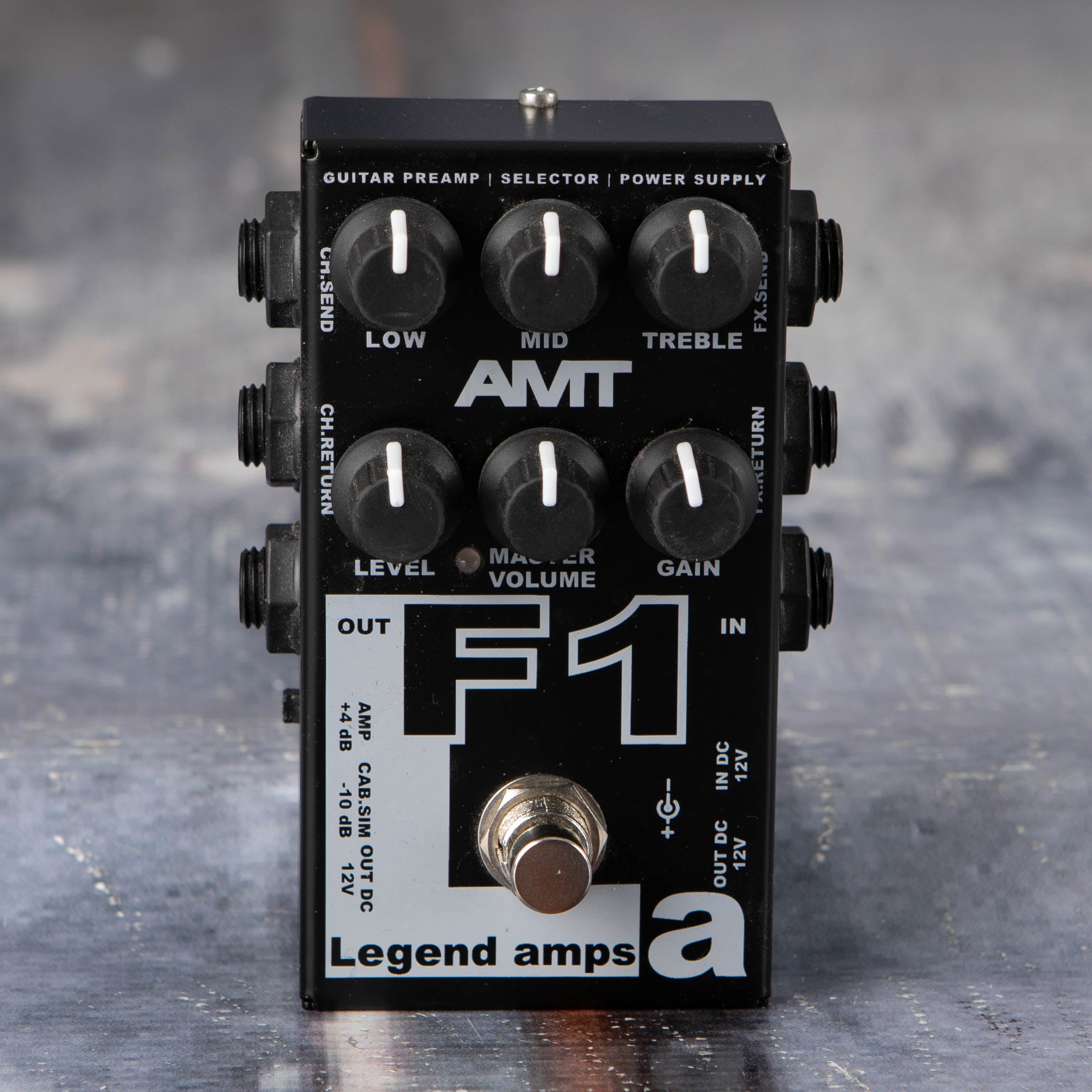 Used AMT Electronics F1 Legend Amps Preamp Effects Pedal, front