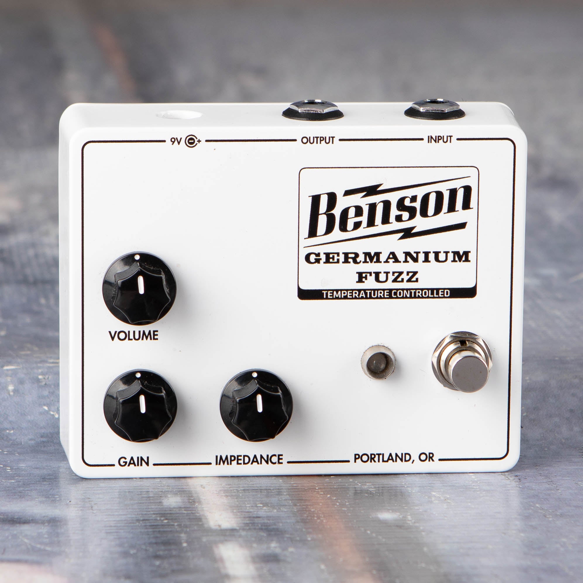 Used Benson Germanium Fuzz Effects Pedal, front