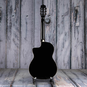 Used Cordoba Fusion 5 Jet Classical Acoustic/Electric Guitar, Black, back