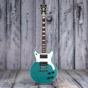 Used D'Angelico Premier Brighton Electric Guitar, Sky Blue, front