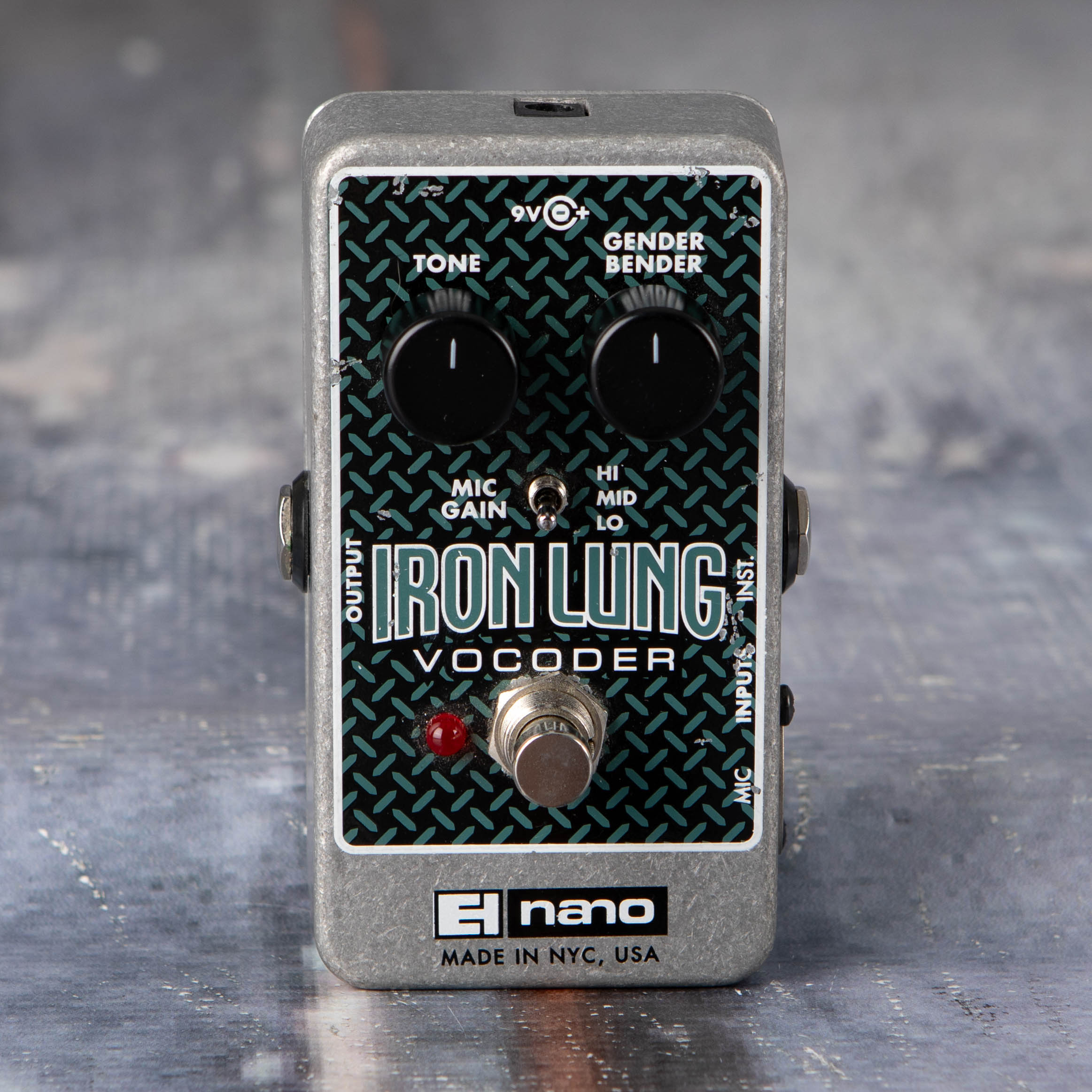 Used Electro-Harmonix Iron Lung Vocoder Effects Pedal, front