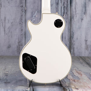 Used Epiphone Jerry Cantrell Prophecy Les Paul Custom Electric Guitar, Bone White, back closeup