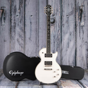Used Epiphone Jerry Cantrell Prophecy Les Paul Custom Electric Guitar, Bone White, case