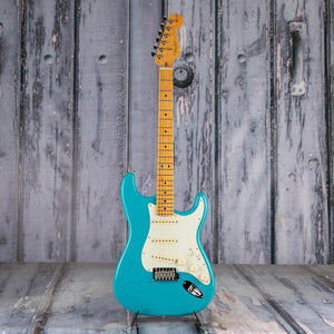 Used Fender American Professional II Stratocaster Electric Guitar, 2022, Miami Blue, front