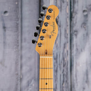 Used Fender American Standard Telecaster Electric Guitar, 2004, 3-Tone Sunburst, front headstock