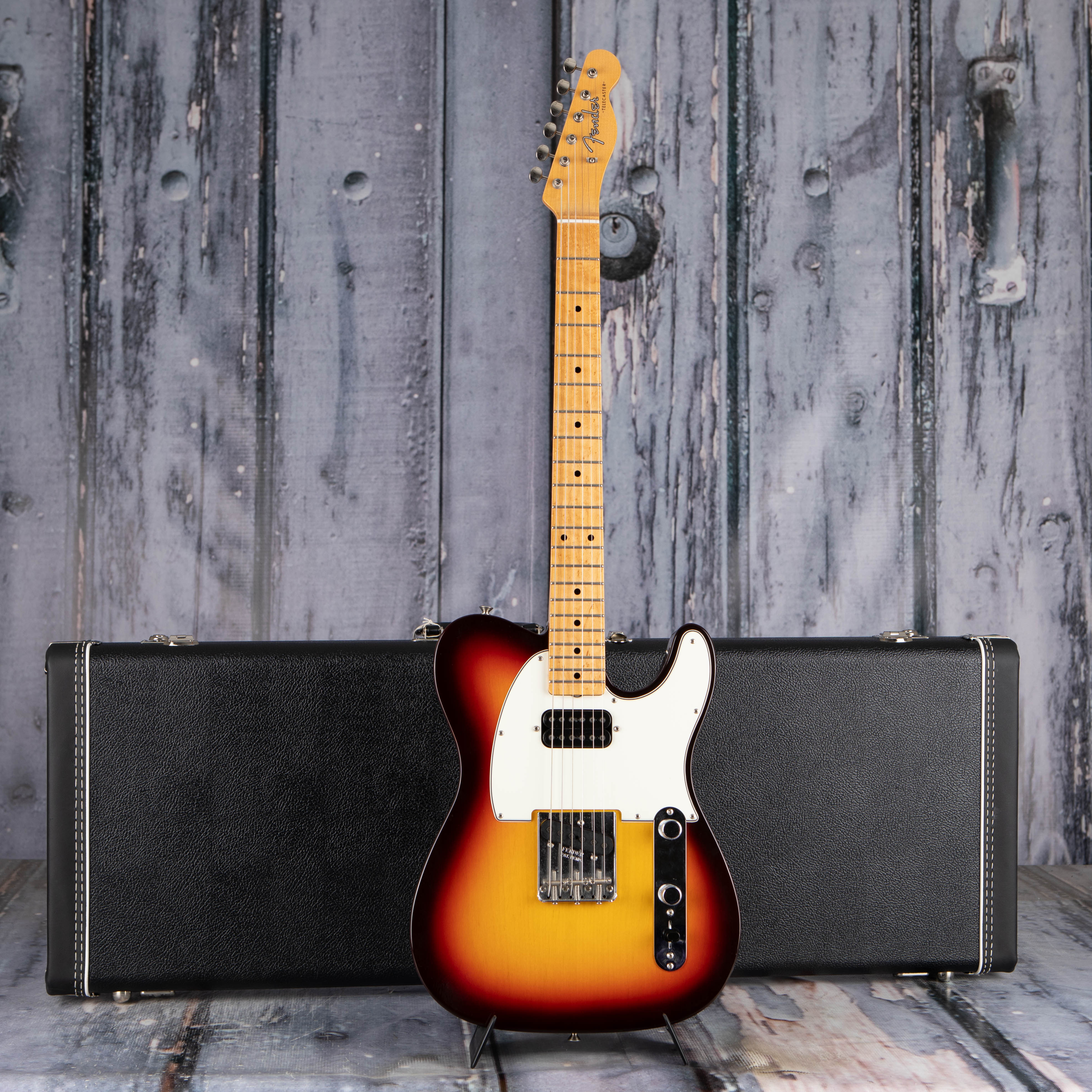 Used Fender Custom Shop '60s Telecaster Light Closet Classic Electric Guitar, Chocolate 3-Tone Sunburst, case