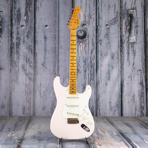 Used Fender Custom Shop Limited 1956 Stratocaster Journeyman Relic Electric Guitar, Super Faded Aged Shell Pink, front