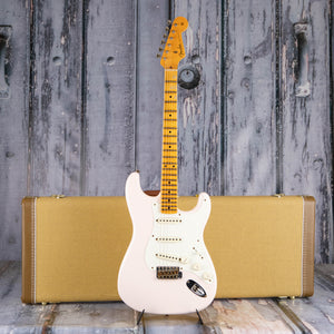 Used Fender Custom Shop Limited 1956 Stratocaster Journeyman Relic Electric Guitar, Super Faded Aged Shell Pink, case