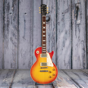 Used Gibson Custom Shop Les Paul 1958 Reissue Electric Guitar, 2007, Cherry Sunburst, front