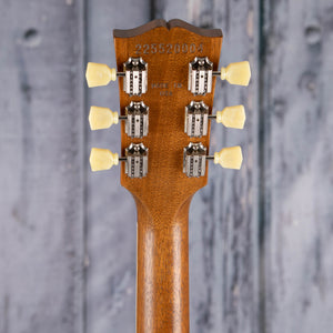 Used Gibson Les Paul Standard '50s Electric Guitar, Faded Satin Honey Sunburst, back headstock