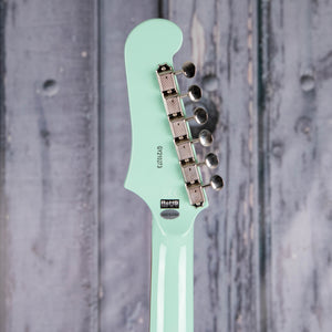 Used Guild Jetstar ST Electric Guitar, Seafoam Green, back headstock