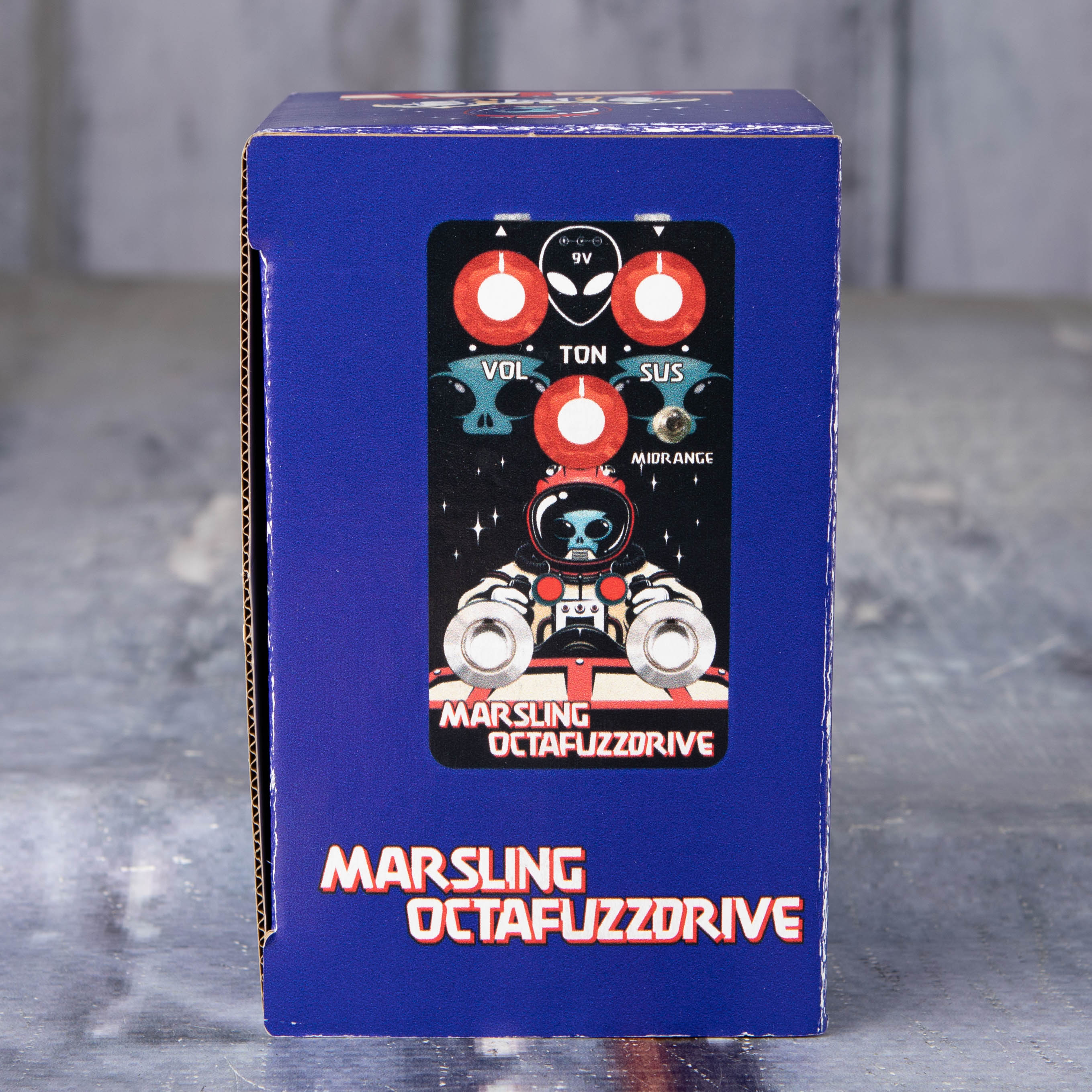 Used Interstellar Audio Machines Marsling Octafuzzdrive Effects Pedal, box